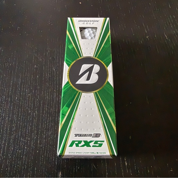 Bridgestone Other - Bridgestone Tour B RXS Golf Balls - White - 1 Sleeve (3 Balls)